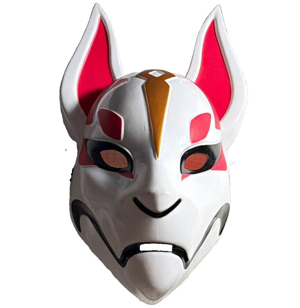 Fortnite Drift Plastic Face Mask, Adjustable Elastic Strap, One Size